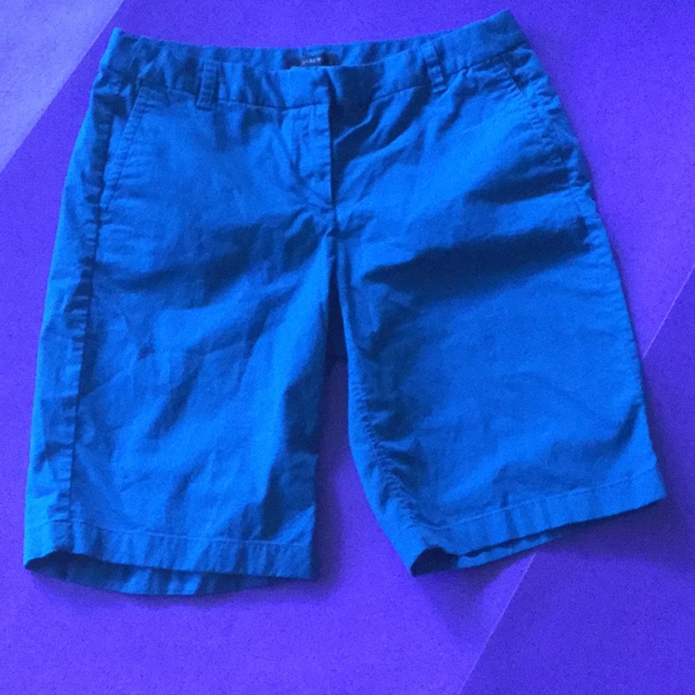 🎏 J. crew Long shorts in a greenish Blue